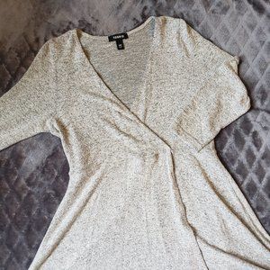 TORRID Hacci Surplice Skater Dress